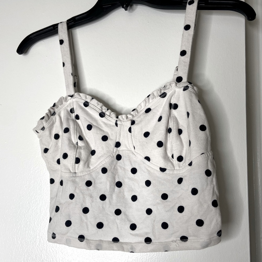 polka dot tank top